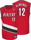 NBA Men's Portland Trail Blazers Lamarcus Aldridge Revolution 30 Alternate Replica Jersey (Red, Medium)