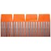 Precision Brand Steel Thickness Feeler Gage Poc-Kit Assortment, 1/2" Width, 5" Length, 20 Blades