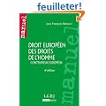 Droit europ�en des droits de l'homme : Contentieux europ�en