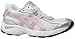 Asics Womens Interceptor Running Shoe White/Pink/Silver