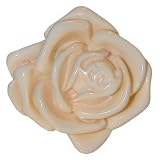 1 Lucite Flower Ring, Size 6 In Ivory