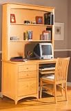 American Journal Computer Desk w/ Metal Hardware Cottage White