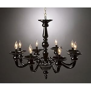 Preciosa Odetta 8 Light Black Crystal Chandelier by SmartBargains