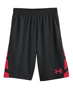 Under Armour Boys' UA Big Timin Shorts Youth Medium Black