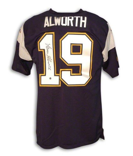 Lance Alworth San Diego Chargers Autographed Navy Throwback Jersey
