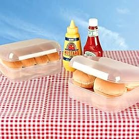 BURGER AND HOT DOG BUN BOX by Get Organized