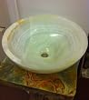 14" White Onyx Bathroom Sink Above Vanity Top Vessel Style or Undermount
