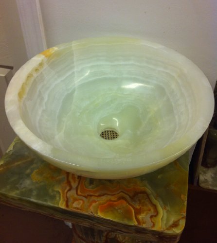 14 White Onyx Bathroom or Undermount