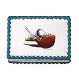 Lucks Edible Image Golf Ball & Club, 1 ea
