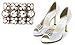 Bridal Crystal Rhinestone Shoe Clips Eva