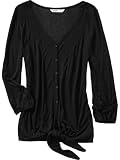 Old Navy Womens Asymmetrical Jersey Cardigan Sweater