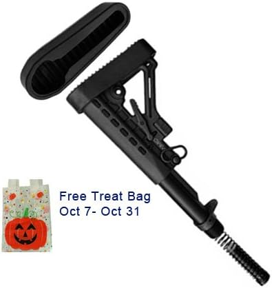 AIMID Tactical AR 15 Rubber Buttpad 6 Position Mil Stock Recoil Pad 8pc Full Version Fit Rifle M4 AR15