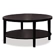 Avenue Six Merge 36 Inch Round Espresso Coffee Table