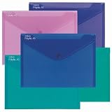 Snopake - Classement, archivage - Chemise polyfile A5 Snopake 5 coloris electra assortispar Snopake
