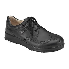 Mens Finn Comfort Andrews Black Montana Classic Sport Golf Comfort Orthopedic Shoe by Finn Comfort