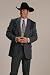 Circle S 'Boise' Western Sport Coat in Heather Navy