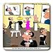 Londons Times Funny Panel Hollywood Cartoons - At The Museum Of Larry Fine Art - Light Switch Covers - double toggle switch