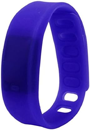 Lond Unisex Rubber LED Date Sports Digital Wrist Watch Blue