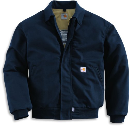 Hot Product !! for Carhartt FRJ020 Flame-Resistant All-Season Bomber Jacket Dark Navy 5X-Large