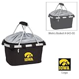 Iowa Hawkeyes NCAA Metro Basket (Black) (Digital Print Logo)