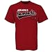 adidas Arkansas Razorbacks Cardinal Youth Slant Script T-shirt