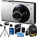 Canon PowerShot A3400 IS 16.0 MP Digital Camera with 5x Optical Image Stabilized Zoom 28mm Wide-Angle Lens with 720p HD Video Recording and 3.0-Inch Touch Panel LCD 8gb Deluxe Bundle With Digpro Case Silver