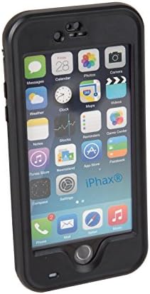 iPhax ® Waterproof Shockproof Snowproof Dirtproof Durable Full Sealed Protection Case Cover for iPhone 6 [4.7 inch] *LIFETIME WARRANTY* (black)