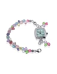 Sterling Silver Multicolor Crystal Ladies Watch Made with Swarovski Elements