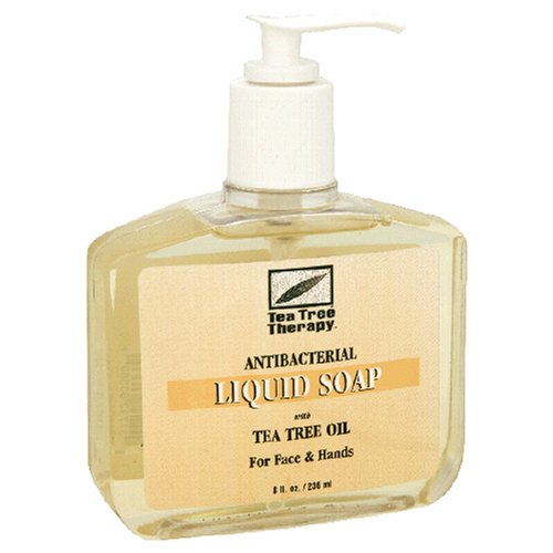 Tea Tree Therapy Antibacterial Liquid Soap, with Tea Tree Oil, 8-Ounces (Pack of 4)