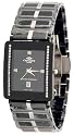 Oniss Men's Ceramic Watch with Tungsten Accents Model ON-390-MGM