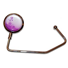 Purple Flower Purse Hanger