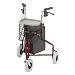 Nova Ortho-Med Traveler 4900 3-Wheel Walker - Red