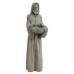 St. Francis Birdbath and Feeder by 