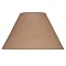 Burlap Lamp Shade - Camel (17")