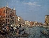 12X16 inch Ciardi The Great Fete on the Grand Canal 1927 Canvas