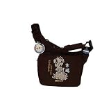 Diaper Dude Faux Suede Diaper Bag with Good Luck Dragon
