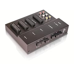 Philips SWV 2052 W/10 Scart Audio-/Video Manueller Umschalter (3-Wege, 6-Cinch) braun