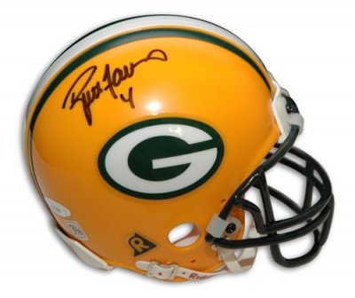 BRETT FAVRE MINI HELMET GREEN BAY PACKERS