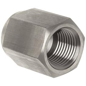 Parker 6 CP-SS-01 316 Stainless Steel Pipe Female Cap 3/4-16 M S/T X 7/16 - 20 F S/T