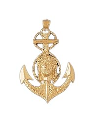 CleverEves 14k Gold Pendant Mariner Cross 12.8 - Gram(s)