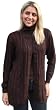 Handwoven Sweater - Cable Design in Chocolate (Custom Orders Available in Any Other Color)