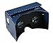 Mi3D Virtual Reality Black Cardboard Viewer Complete Kit - Inspired by Google Cardboard