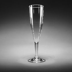 Classic 6 Oz. Unbreakable Polycarbonate Plastic Fluted Champagne Glass (each)
