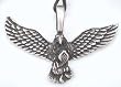 Don't Tread On Me Eagle Pewter Pendant Necklace