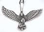 Don't Tread On Me Eagle Pewter Pendant Necklace