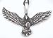 Don't Tread On Me Eagle Pewter Pendant Necklace
