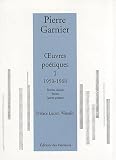 Oeuvres poétiques : Tome 1, 1950-1968