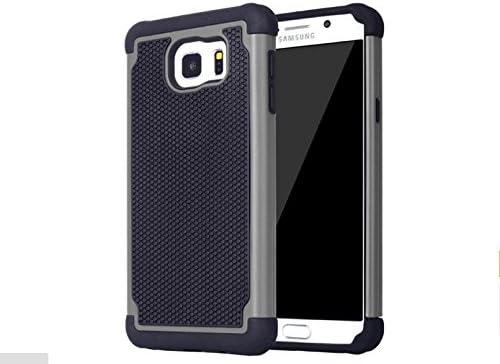 For Samsung Note 5 Case,triforce Lu [Shock Absorption] [Anti-slip] [Scratch Resistant] Slim Fit Dual Layer Hybrid Armor Defender Protective Case for Samsung Note 5 (Grey)