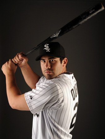 Chicago White Sox Photo Day, GLENDALE, AZ - FEBRUARY 26: Carlos Quentin Photographic Poster Print by Harry How, 12x16