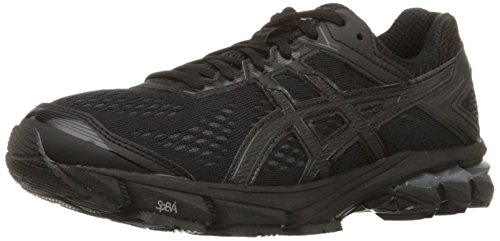 ASICS Women's Gt-1000 4 Running Shoe, Black/Onyx/Black, 11 M US